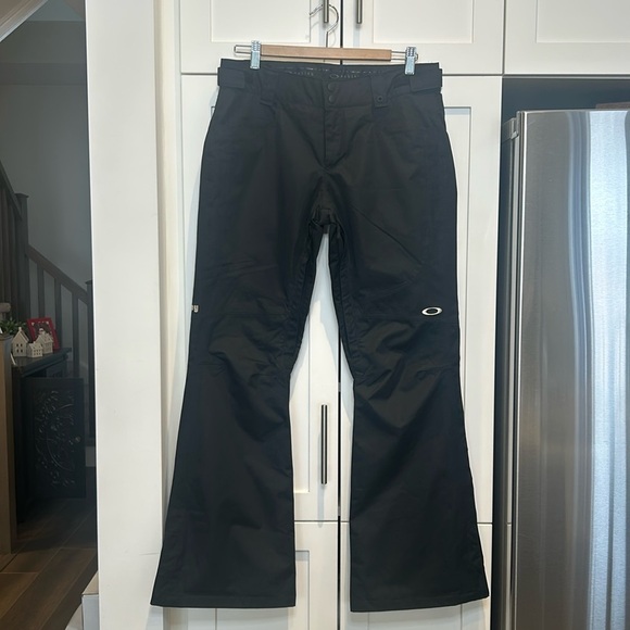 Oakley Biozone Ski Shell Waterproof Snow Pants 10K Black Women Size S - Picture 2 of 15